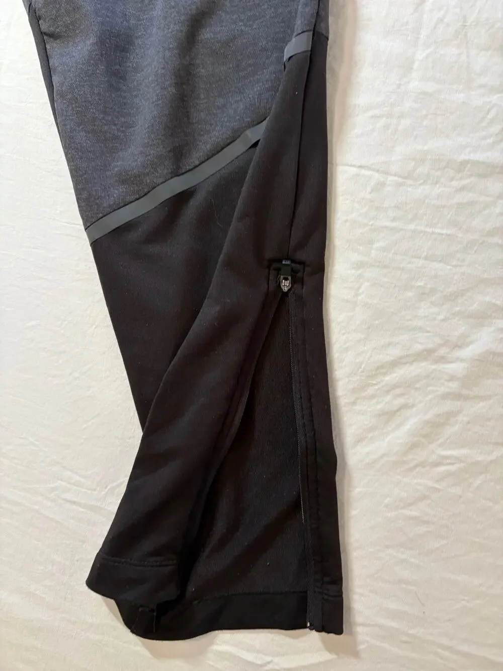 Asics Men's Athletic Pants, Performance, XL, Black/Gray